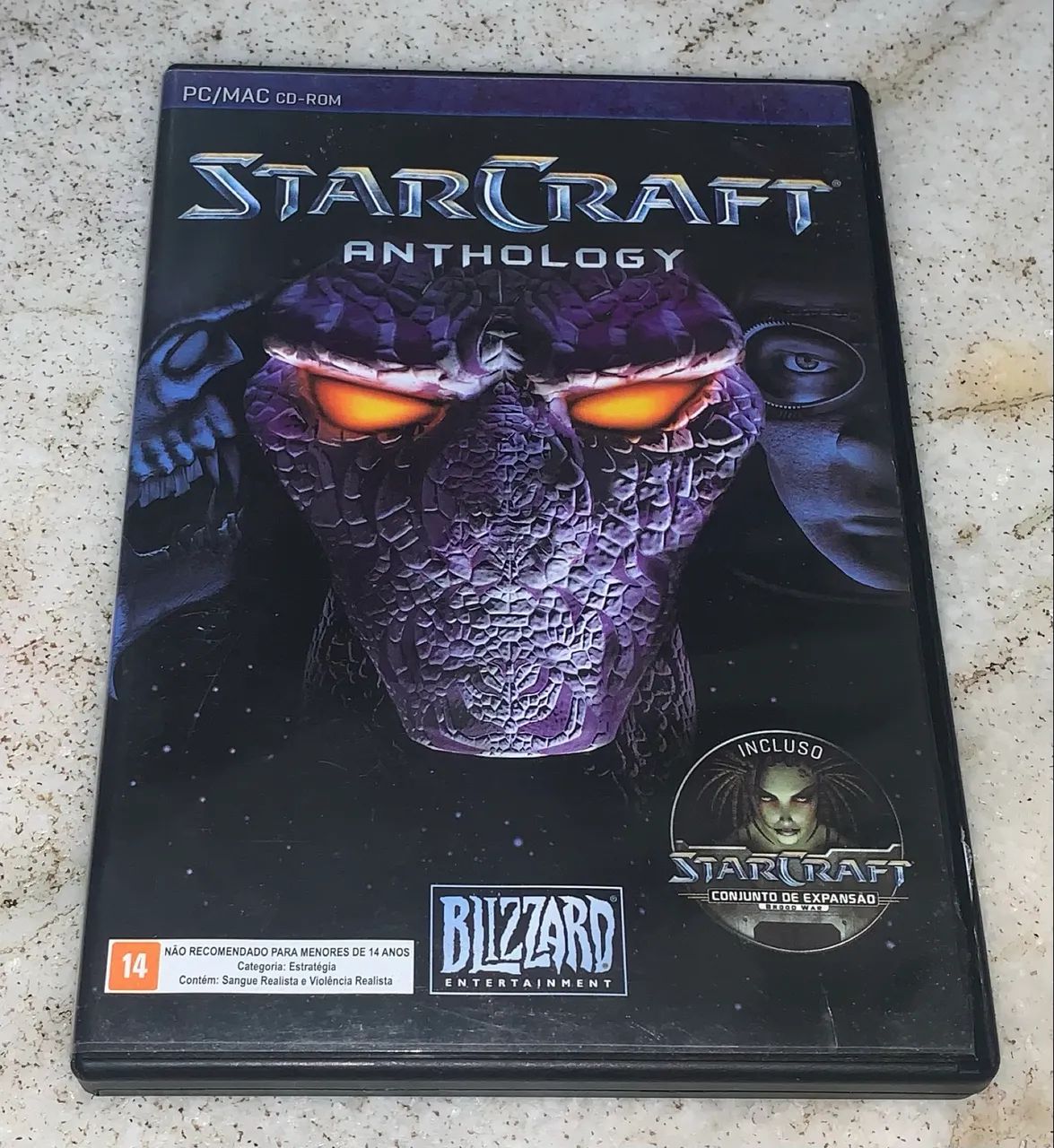 Jogo Star Craft Anthology Blizzard Pc Games Vintage Disco duplo - Foto 3