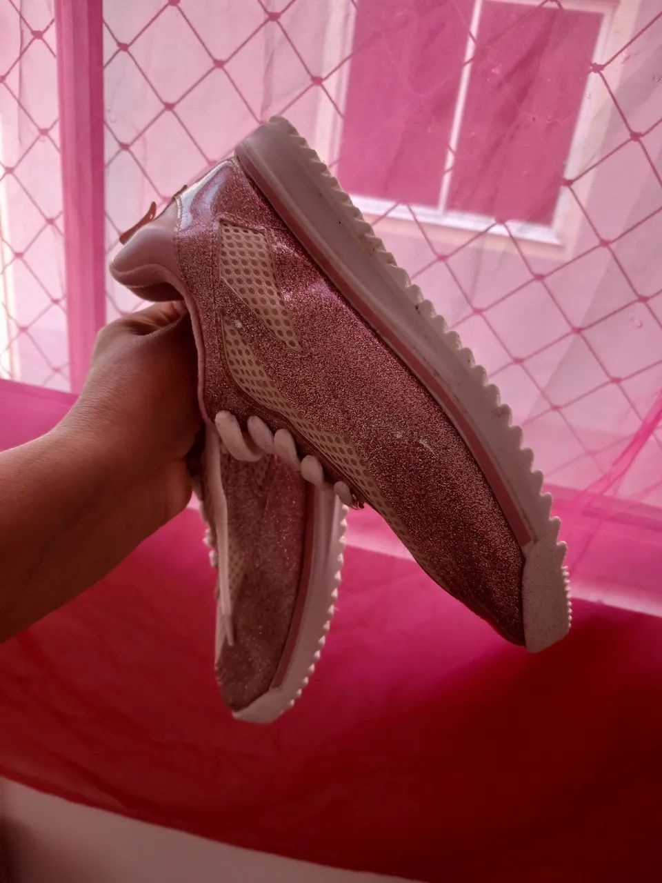 TENIS MOLEKINHA INFANTIL COM GLITTER - Foto 2