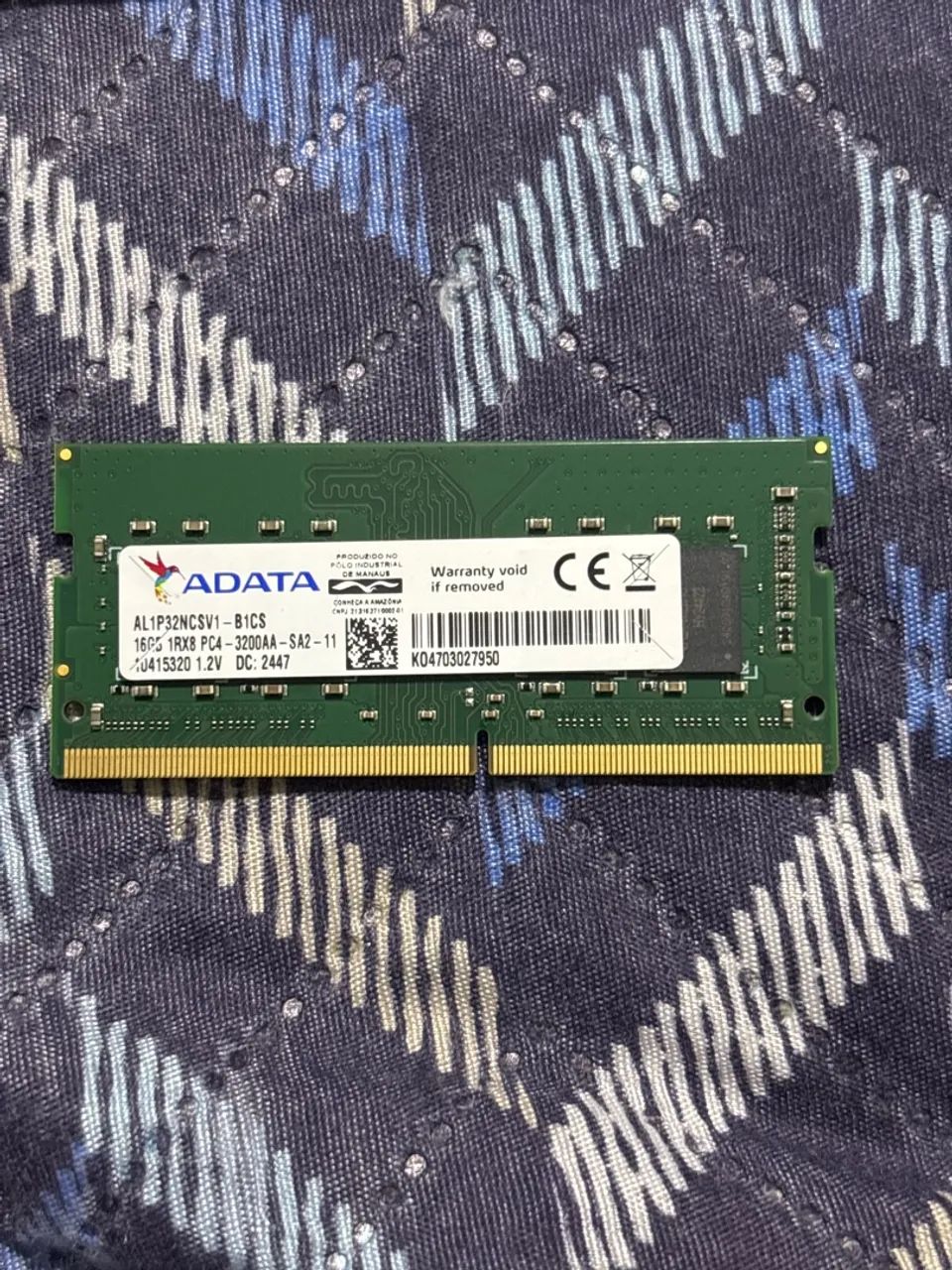 Memória DDR4 Adata 3200