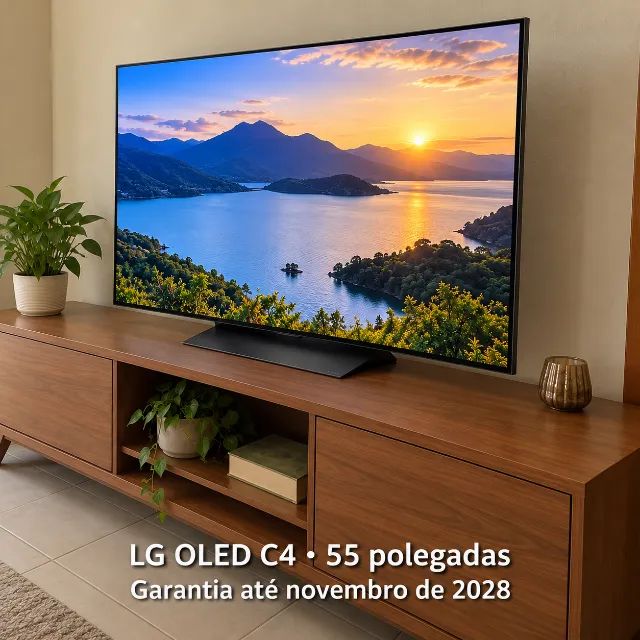 Tv OLED Lg C4 55 Polegadas - Garantia até Novembro de 2028 - Foto 2