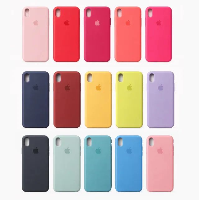 Capinha iPhone XR Diversas Cores Silicone Premium | NOVA