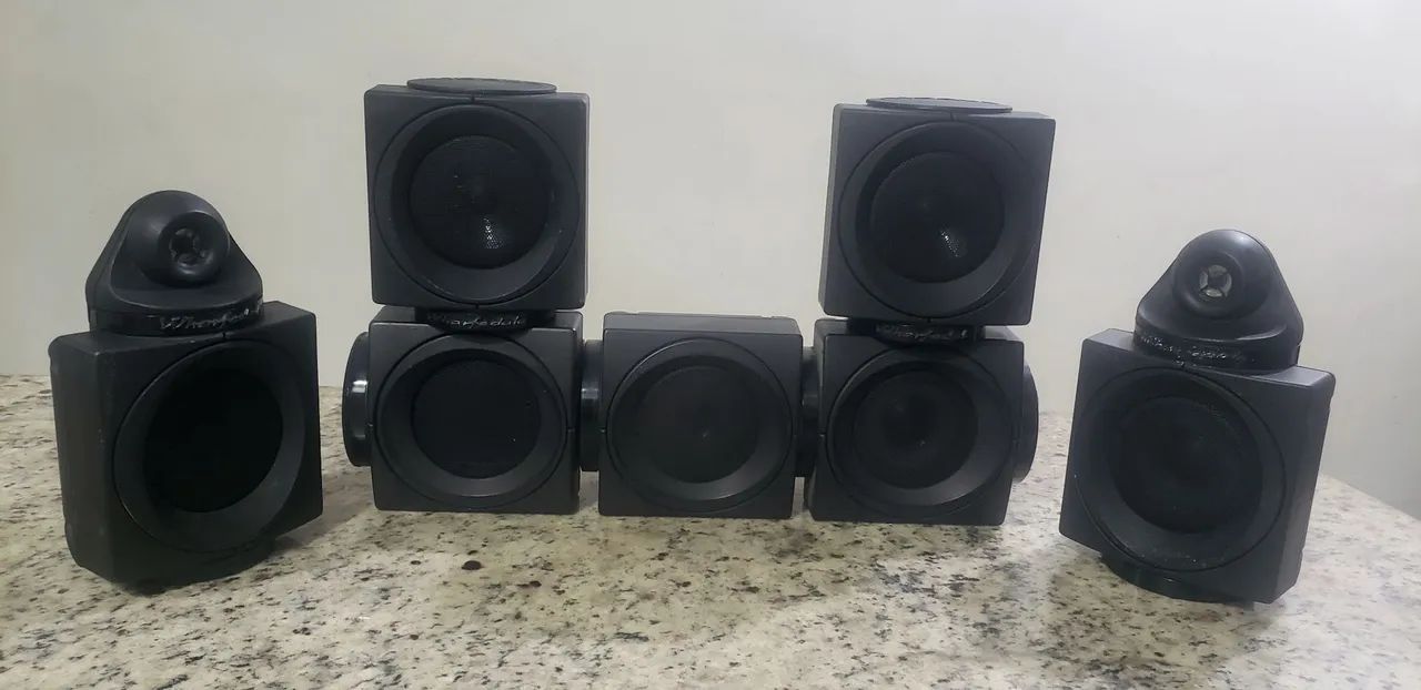 Kit 05 Caixas Inglesas WHARFEDALE Som Inclivel 
