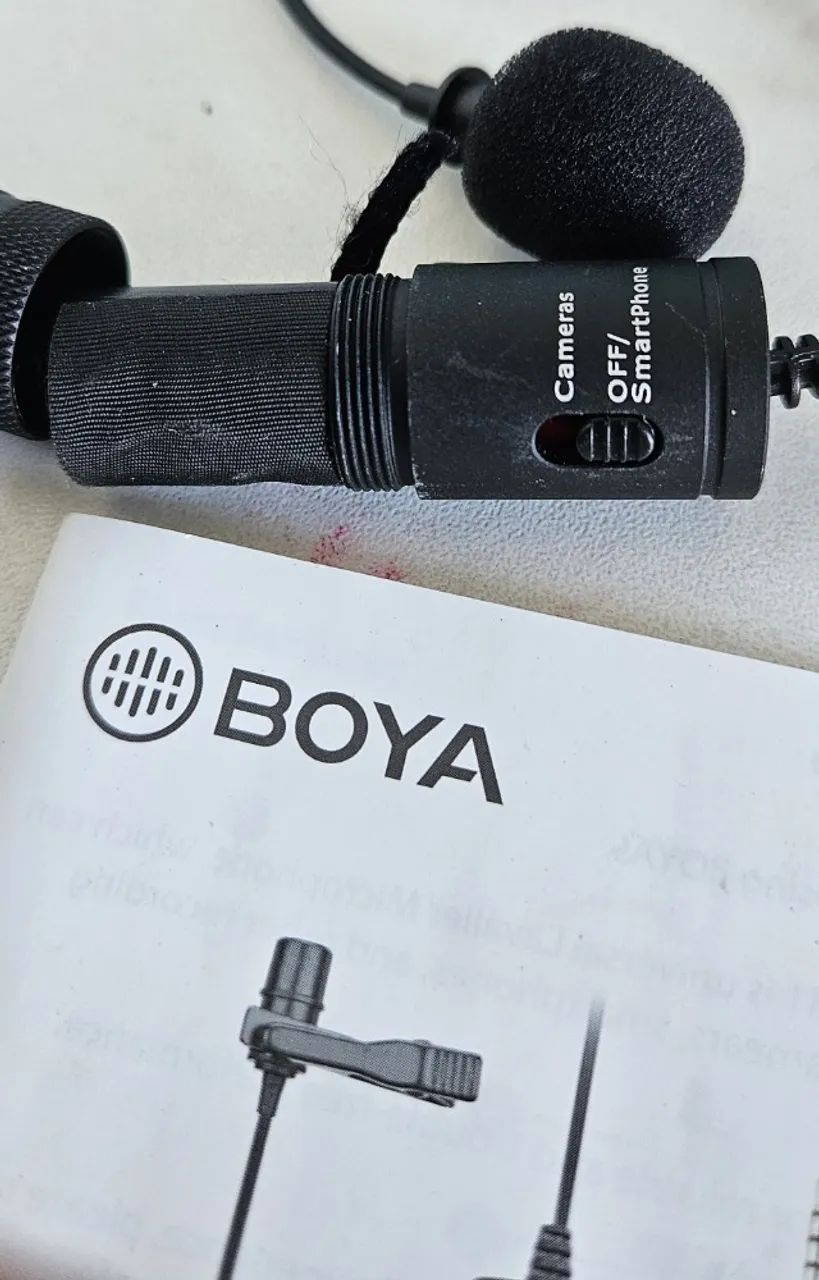 Microfone Lapela Boya By-m1 Profissional Para Celular Câmera - Foto 2