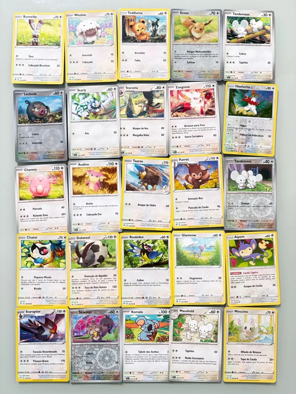 Cartas Pokémon - Comum *TIPO NORMAL* - Foto 2