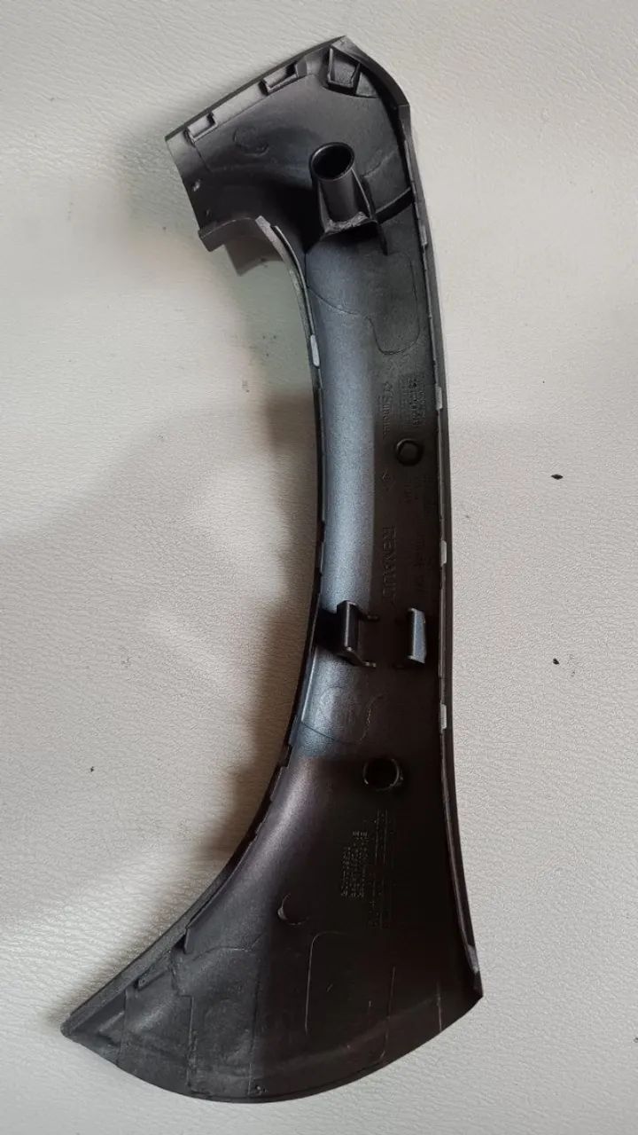 Moldura Puxador Porta Renault Sandero Duster Logan Cinza leia atentamente a descrição - Foto 5