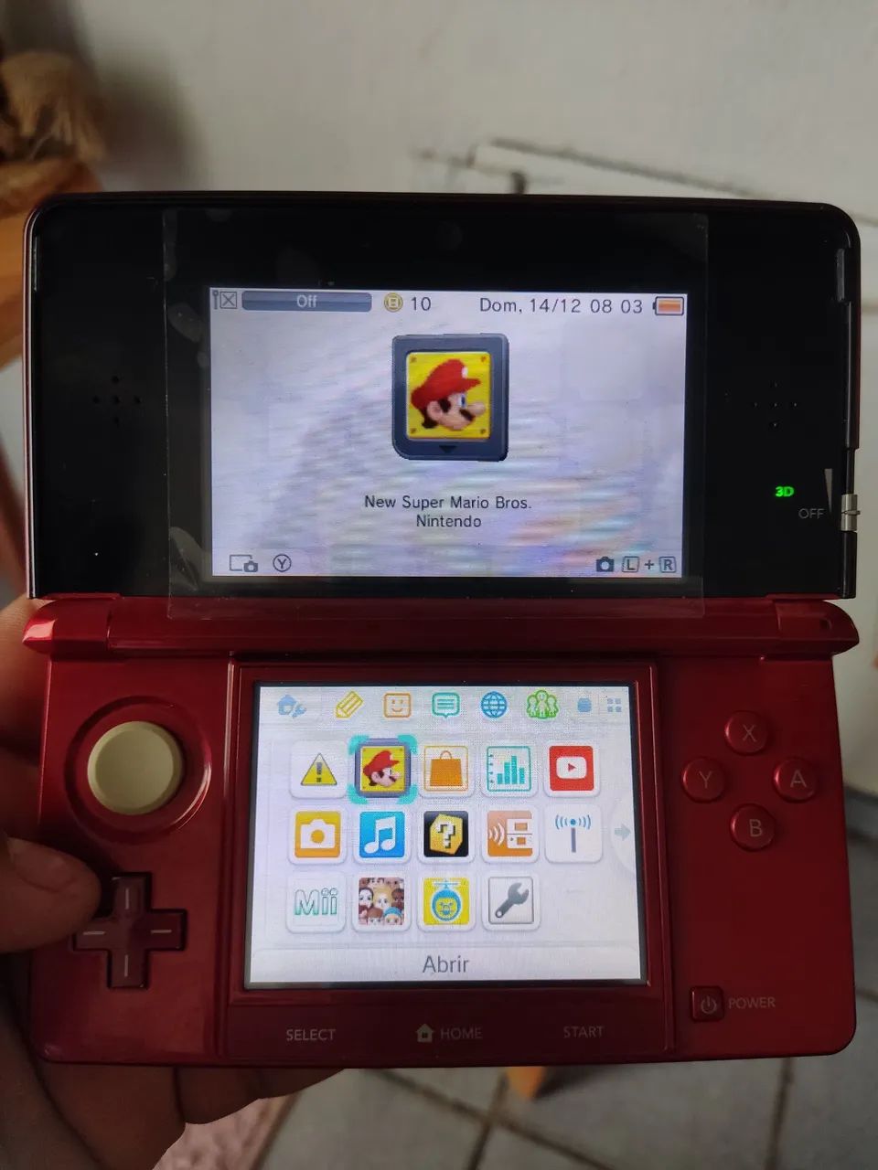 Nitendo 3ds troco em tablet 