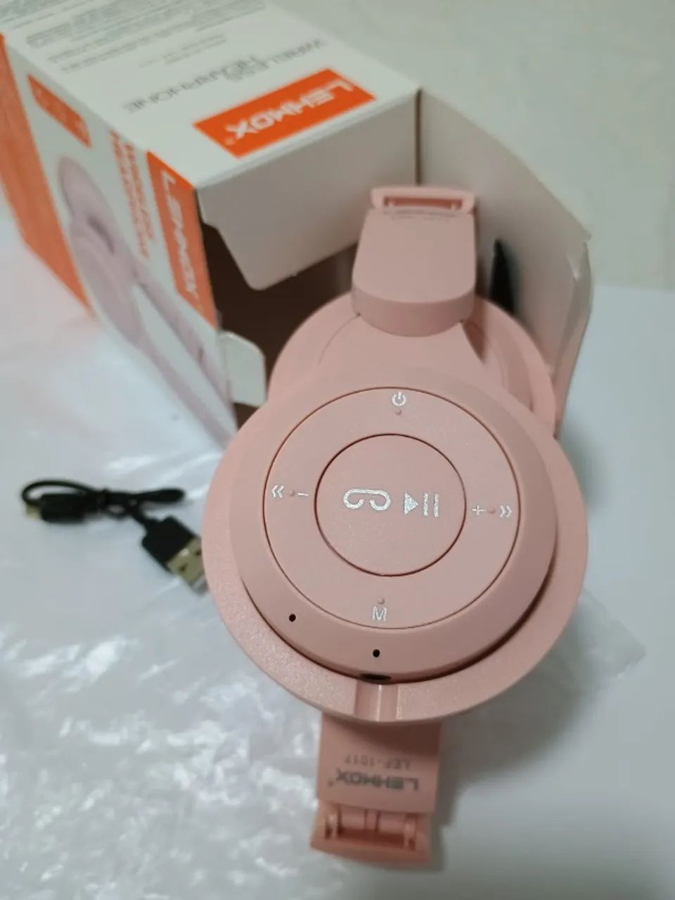Fone De Ouvido Hearphone Bluetooth Wireless - Lehmox Rosa - Foto 2