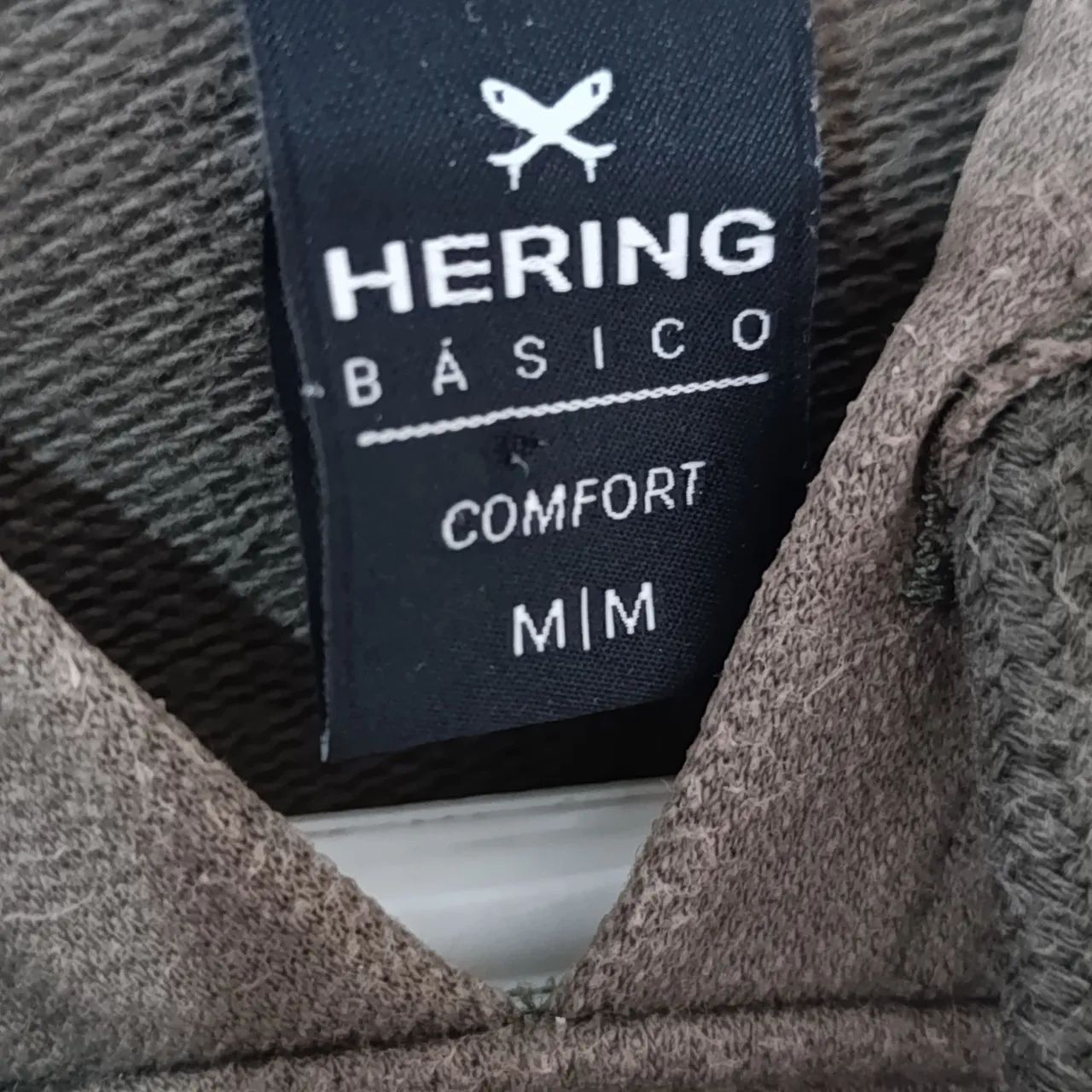 Casaco Hering Verde Militar Moletom com Capuz - Foto 3