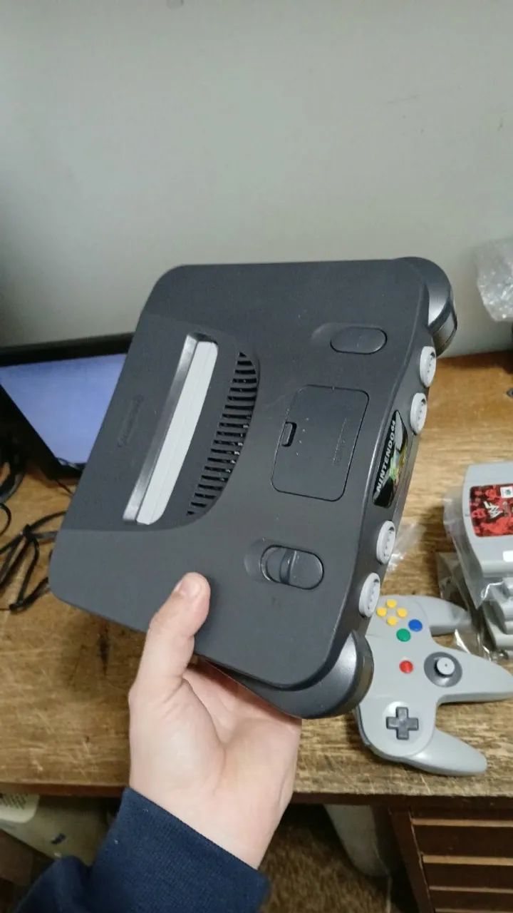 Nintendo 64  completo e inteiro!!! - Foto 5