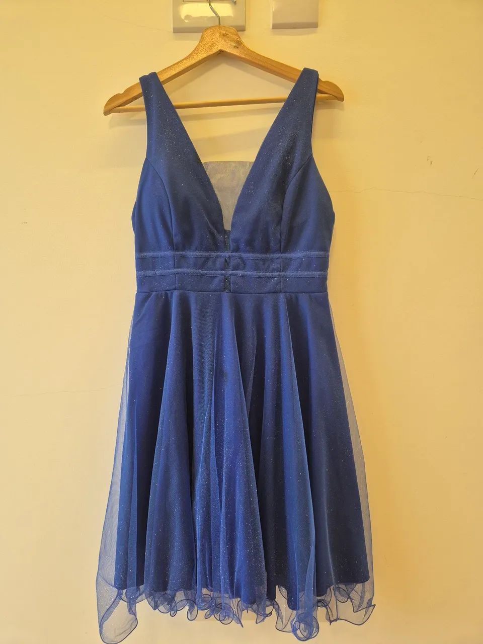 Vestido azul tam. M - Foto 3
