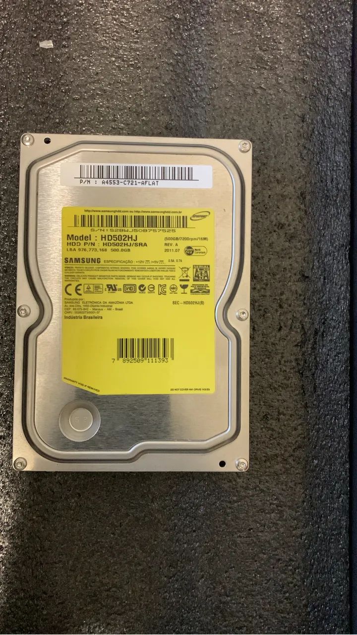 Hd 500 gb Samsung (FUNCIONANDO) - Foto 2