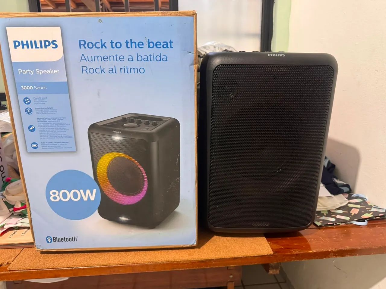 Caixa de Som Philips Bluetooth Party Speaker