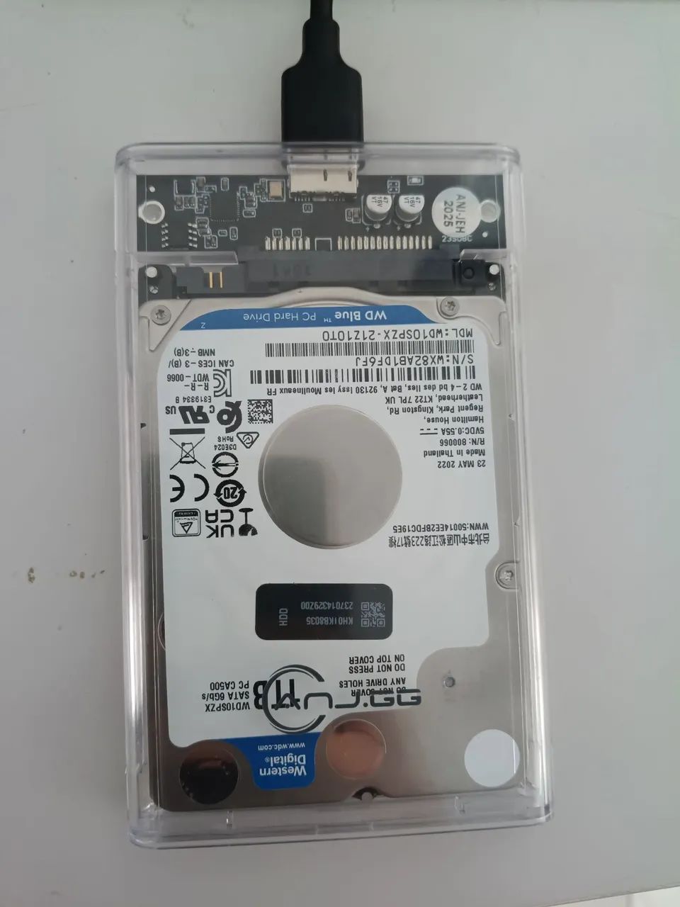Hd Western Digital 1TB original de Notebook442876592118845443