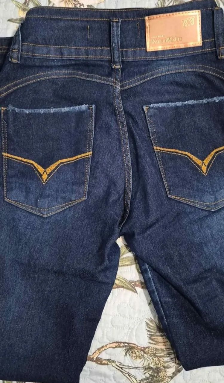 Calça jeans feminina KV - Foto 2
