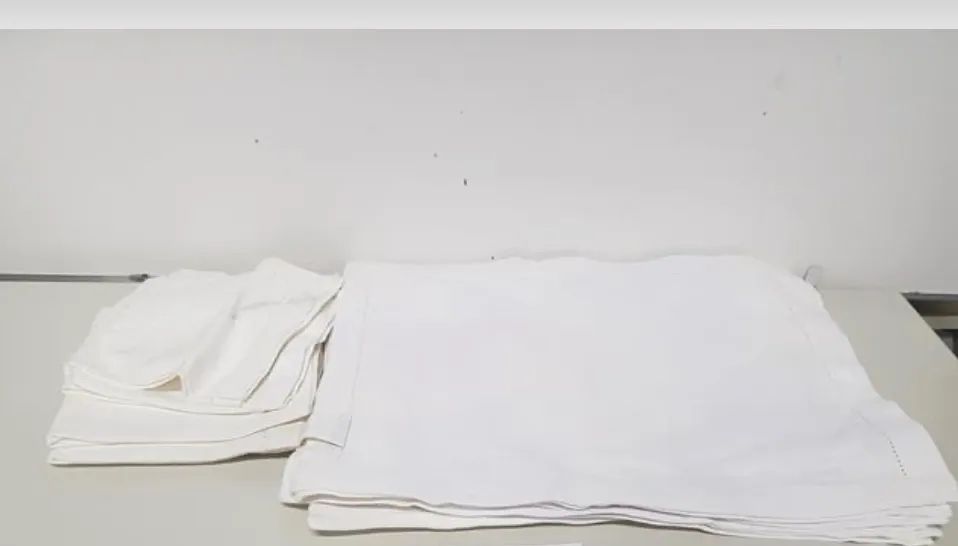 6 guardanapos de pano 