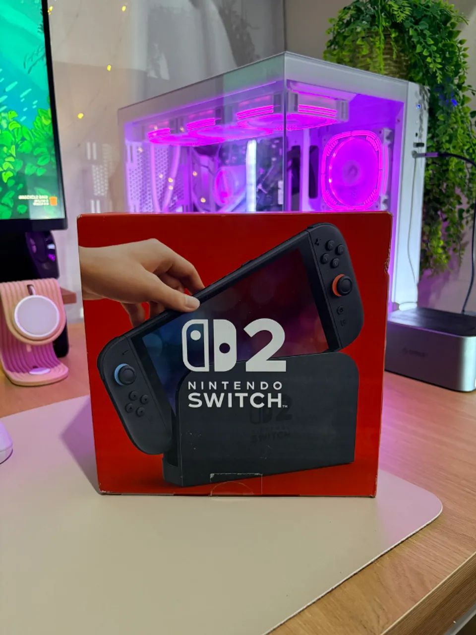 Caixa Nintendo switch 2 