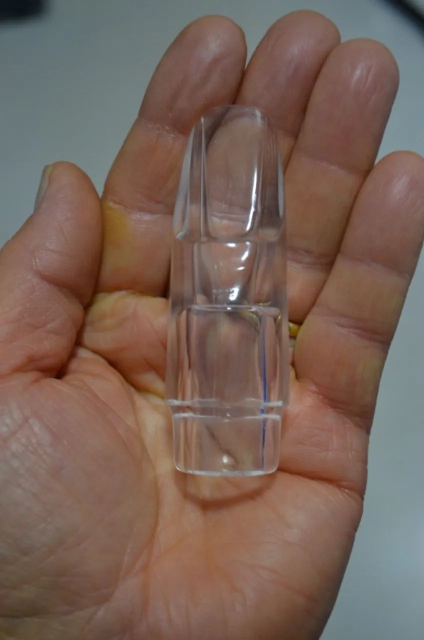 Boquilha Sax Alto Weril em Acrílico década de 1980 ((( Reliquia da Weril )))