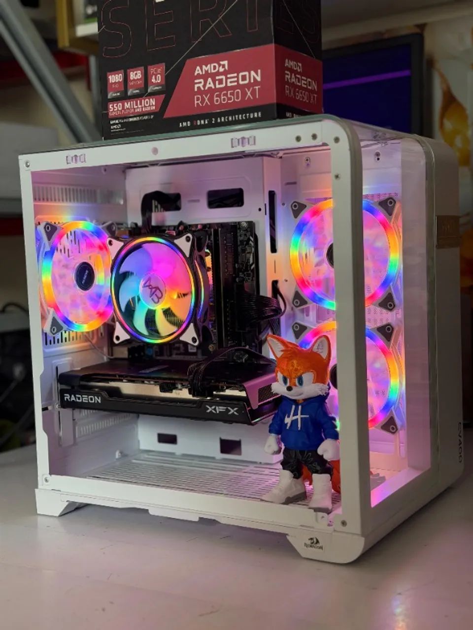 PC Gamer i7 13th INTERPOSER + RX 6650XT - TOP - Foto 5