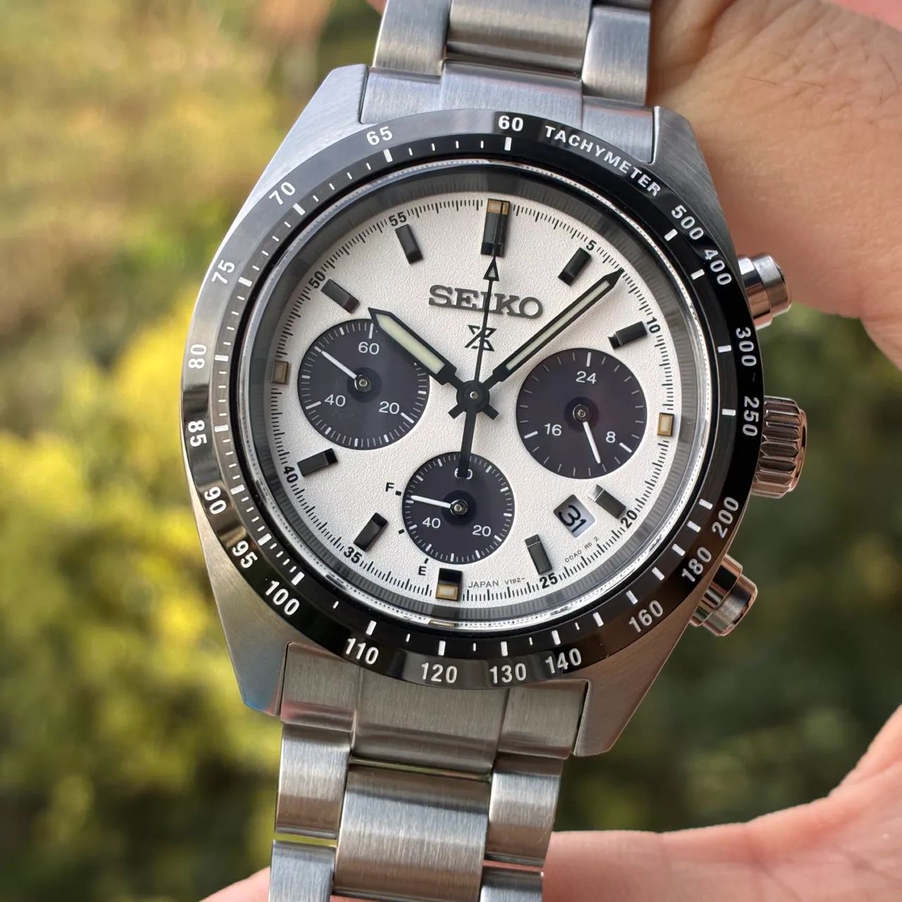 Relógio Seiko Speedtimer Panda SSC961 J