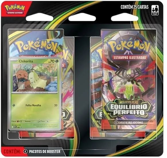 Kit 6 Blisters Quádruplos de Equilíbrio Perfeito - Pokemon