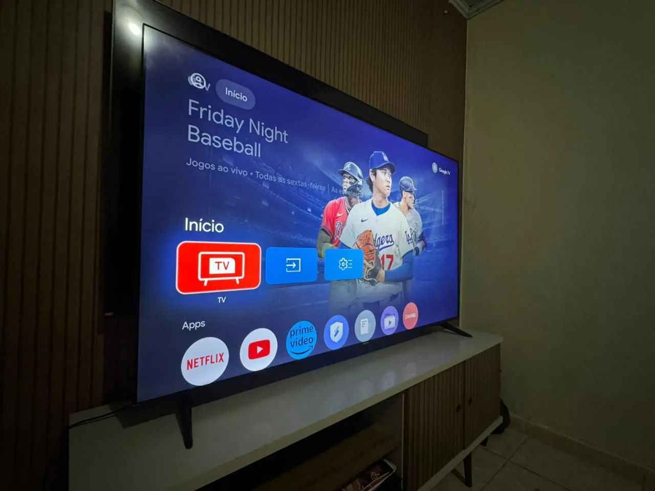Smart tv 4k 65 polegadas qled Android  - Foto 3