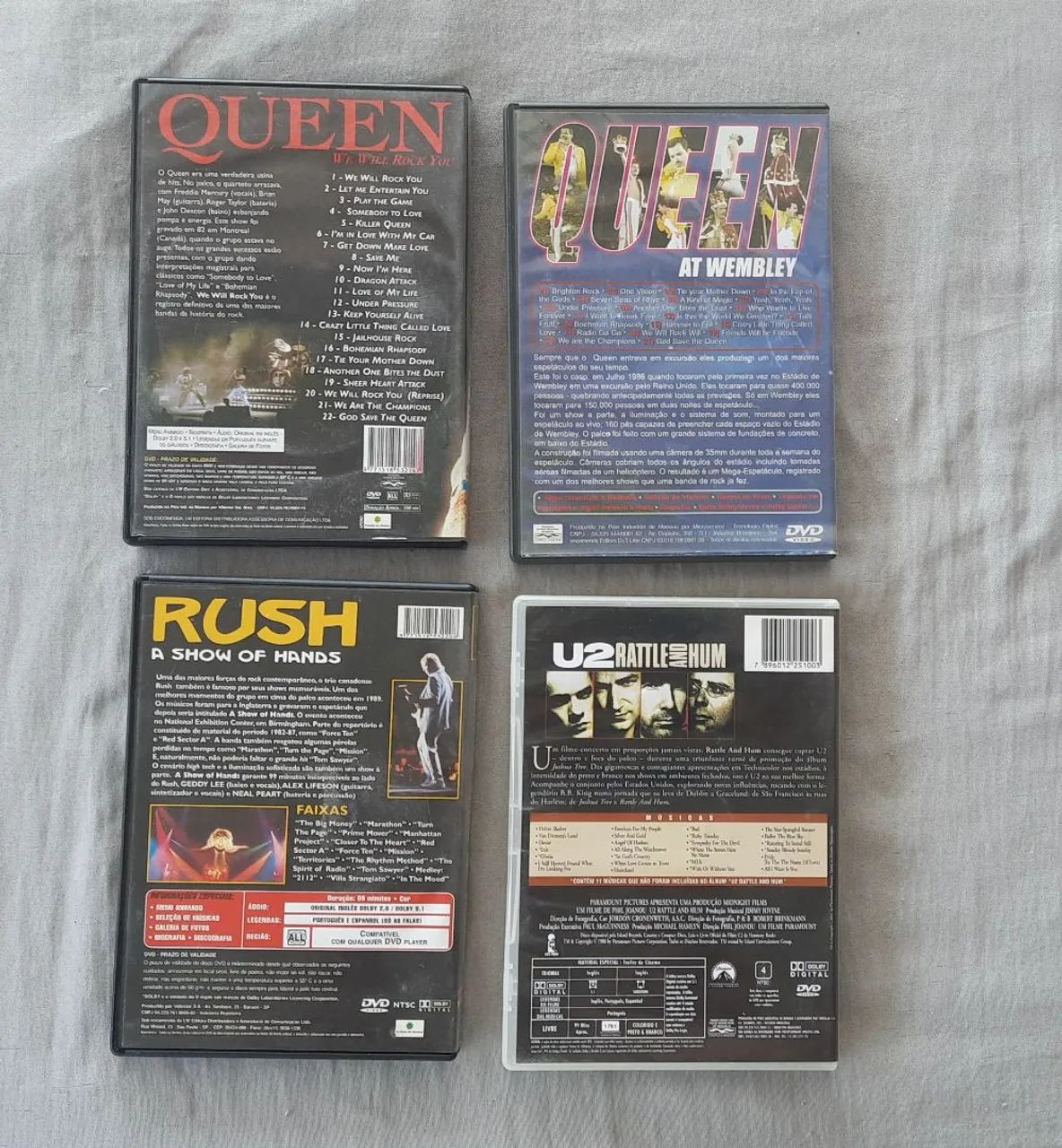 Lote com 7 DVDs de bandas internacionais. - Foto 4