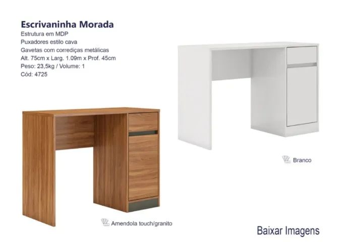 Escrivaninha para escritório Home Officce