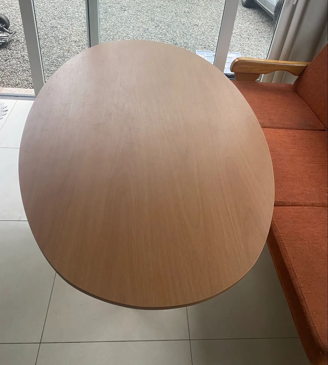 Mesa de jantar em mdf Oval - Foto 2