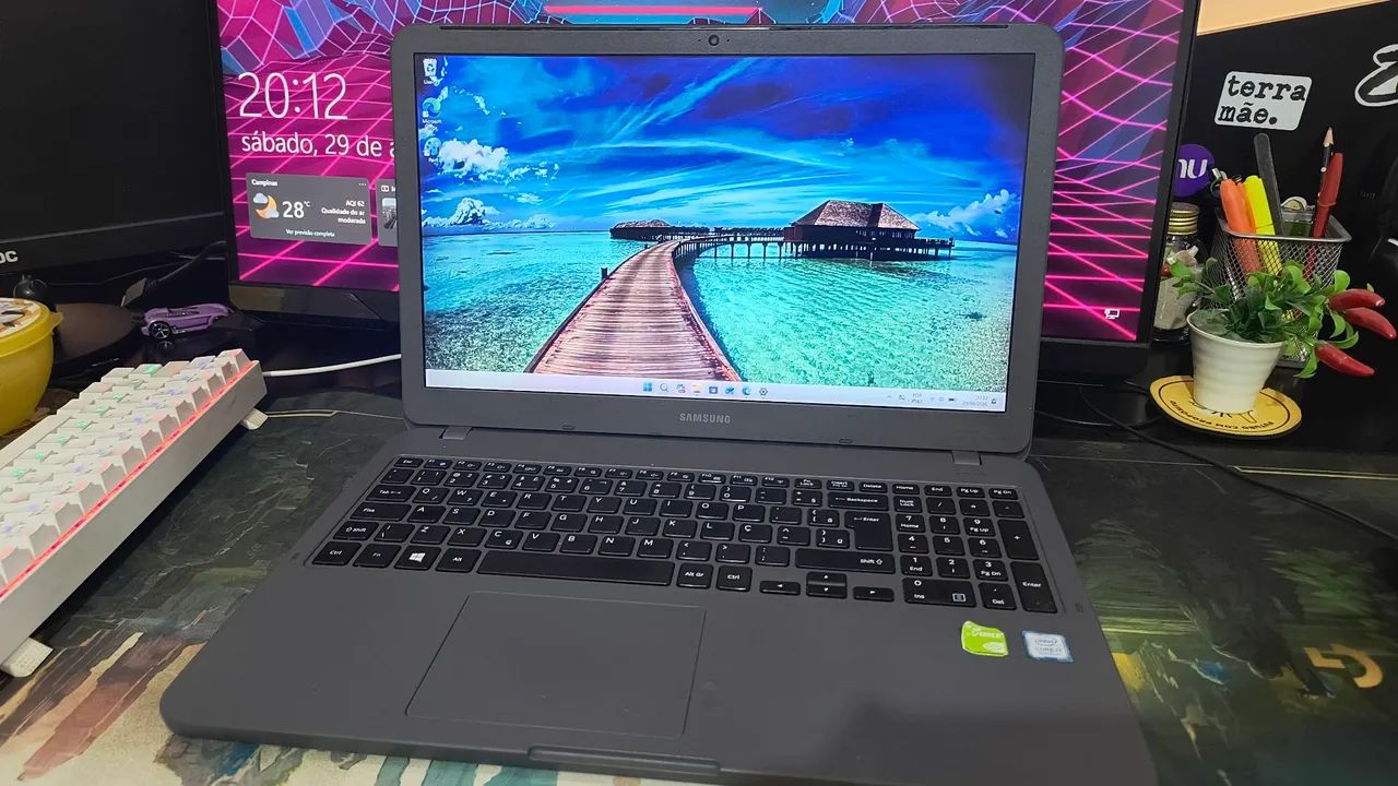 Notebook Samsung i7 8°+Placa Nvidia+ SSD e HD 1TB