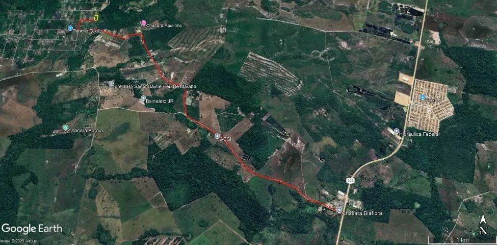 Terreno para Chácara.  Área: 2.500 m². R$ 30.000,00 - Foto 2