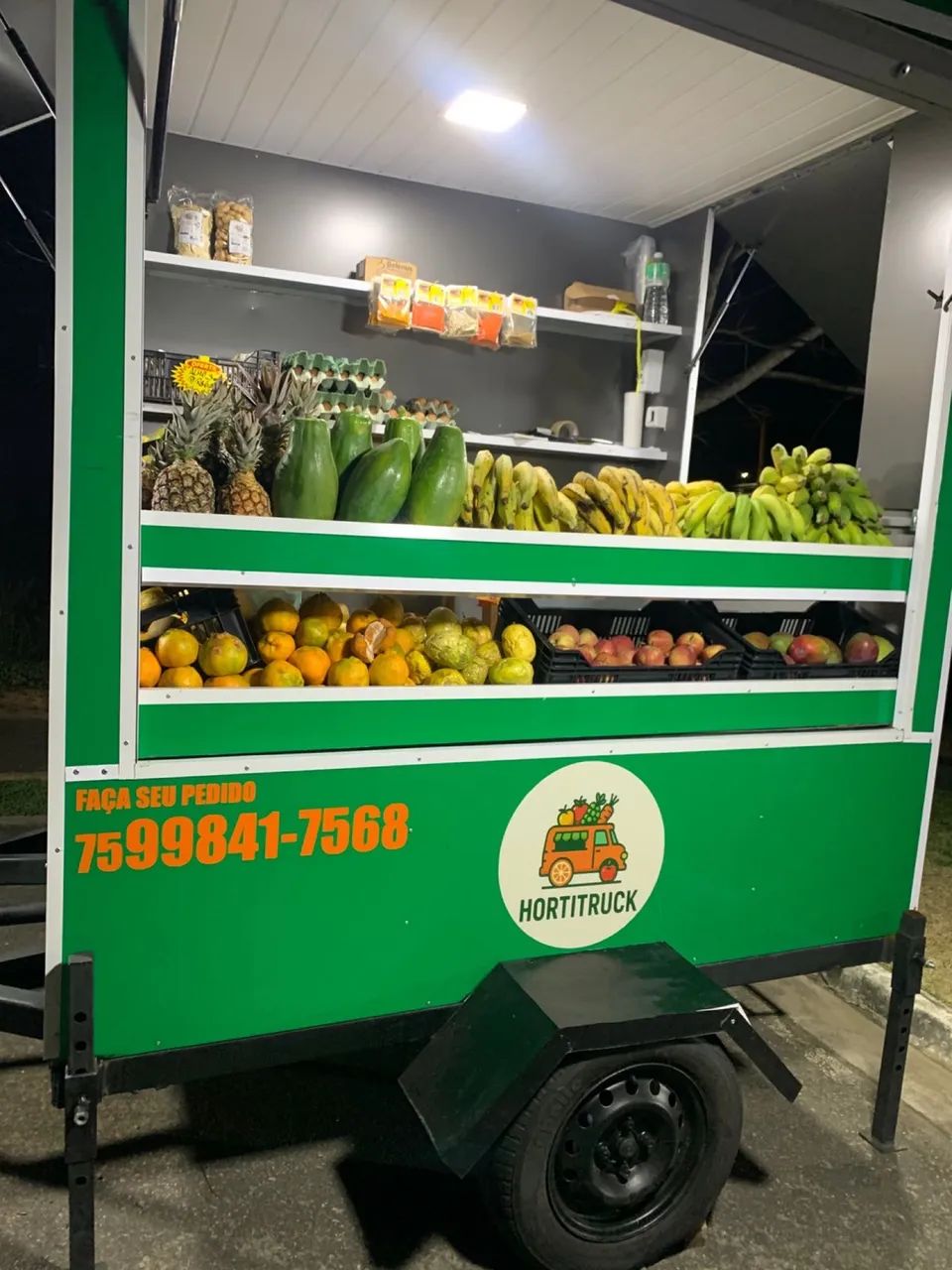 Trailer para Hortifruti à Venda - Pronto para Trabalhar!