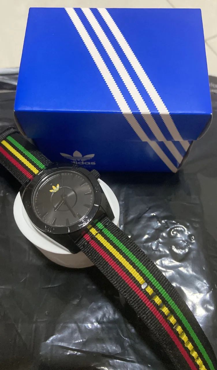 Relógio Adidas nas Cores do Reggae - Foto 3
