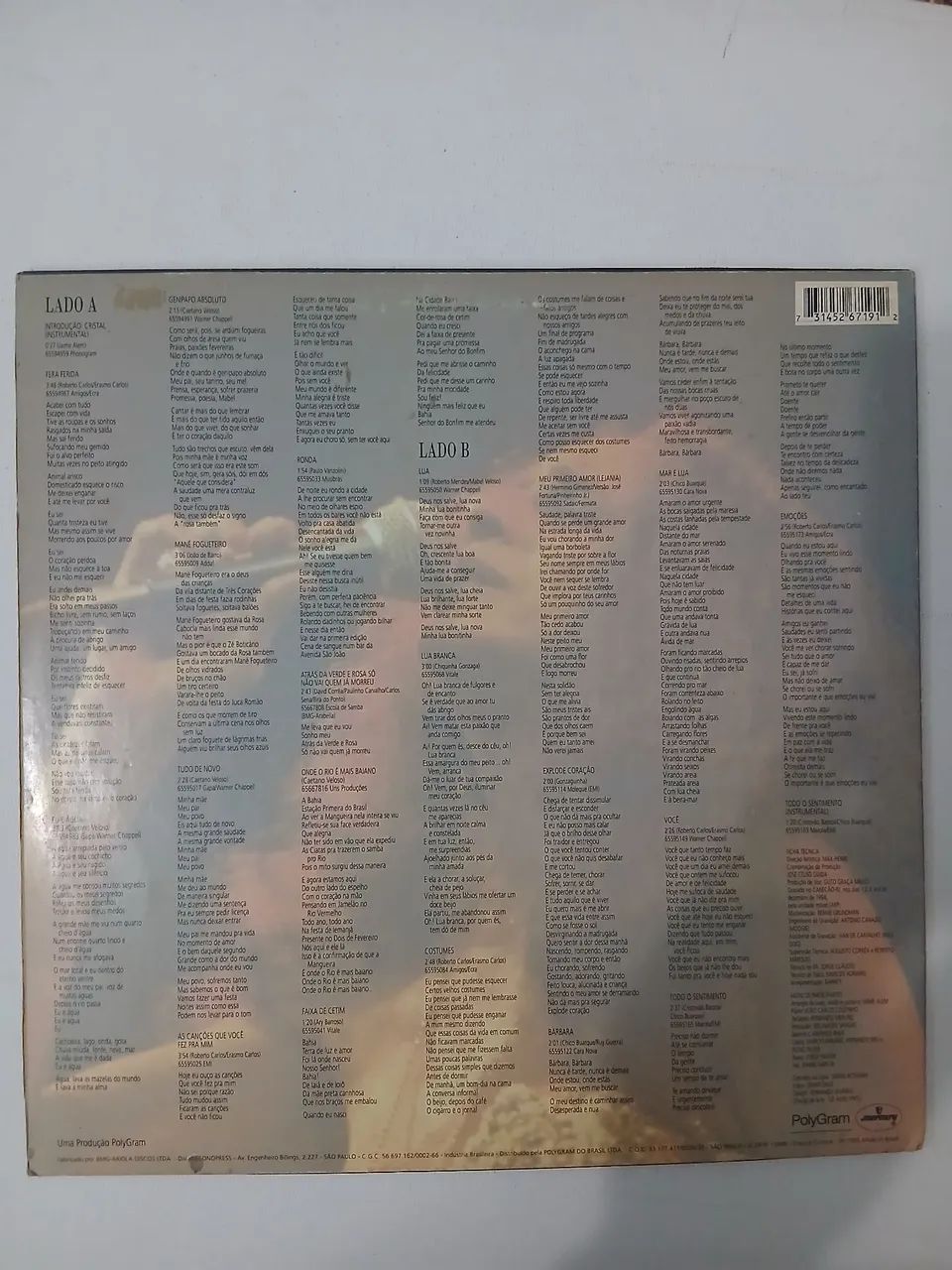 Lp Maria bethania ao vivo 1995 usado  - Foto 2