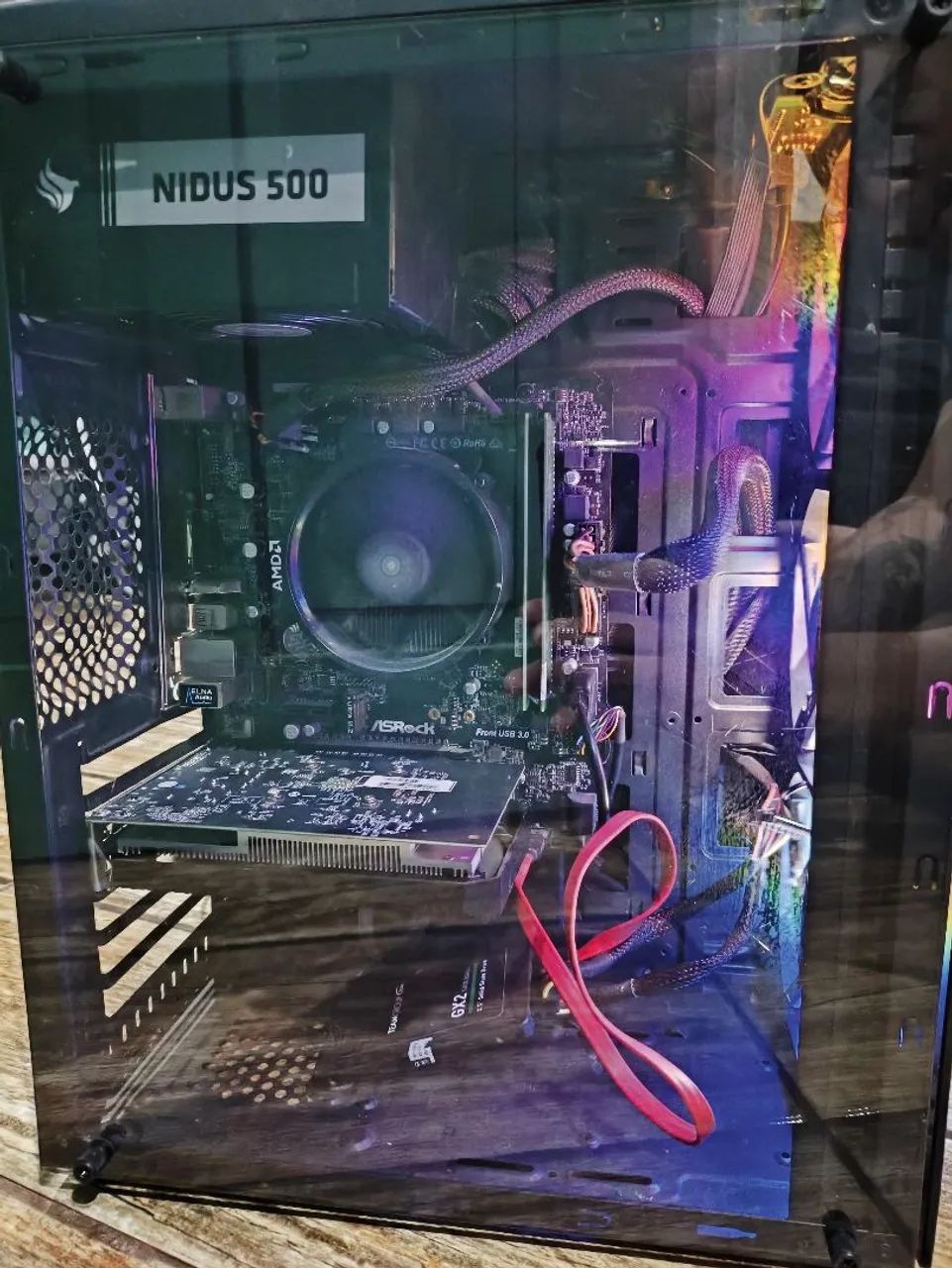 Pc gamer Ryzen e placa de vídeo  - Foto 3