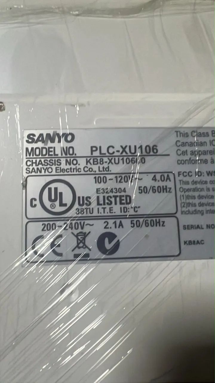 Projetor Sanyo plc xu106 - Foto 2