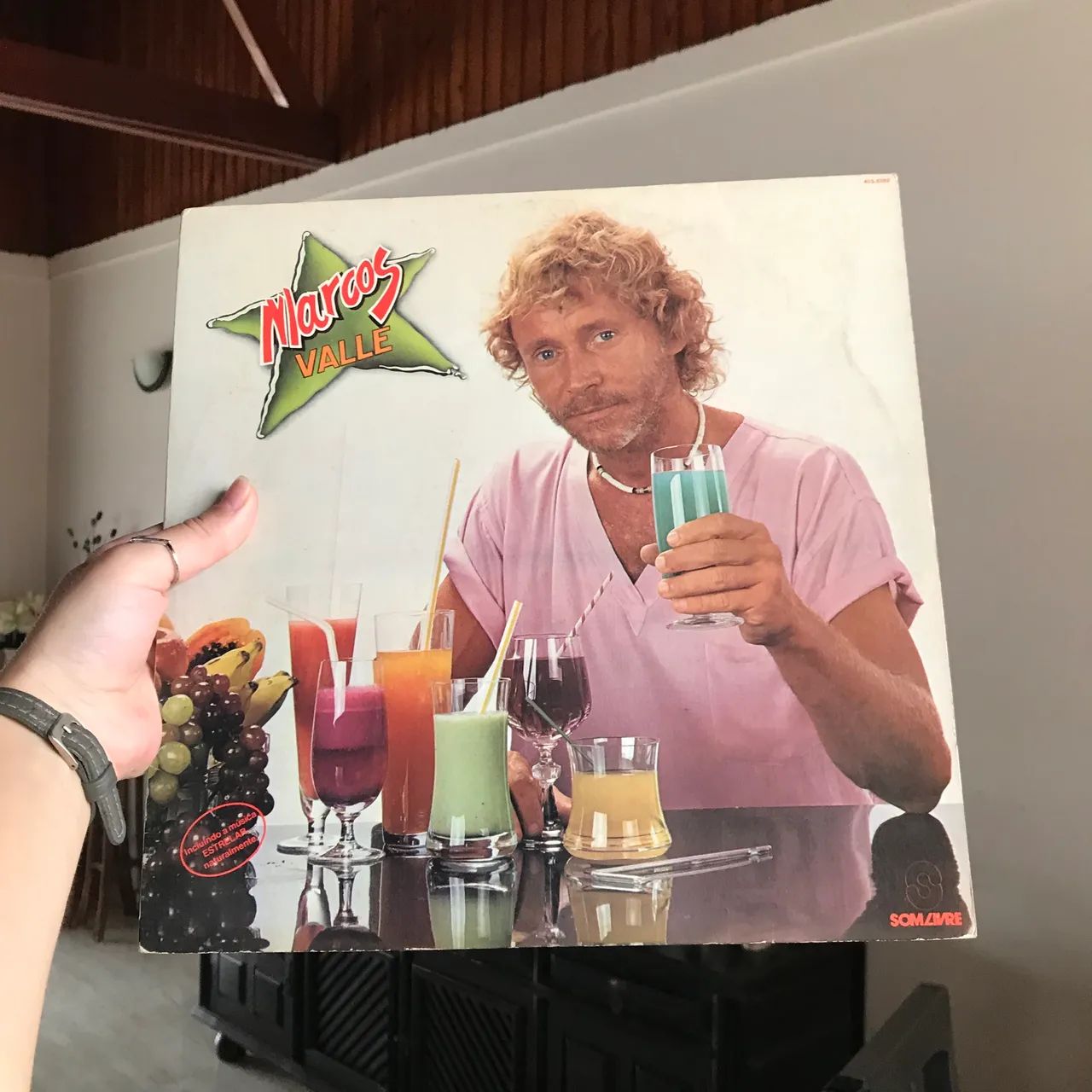Lp Vinil - Marcos Valle - Estrelar 1983 c/ encarte