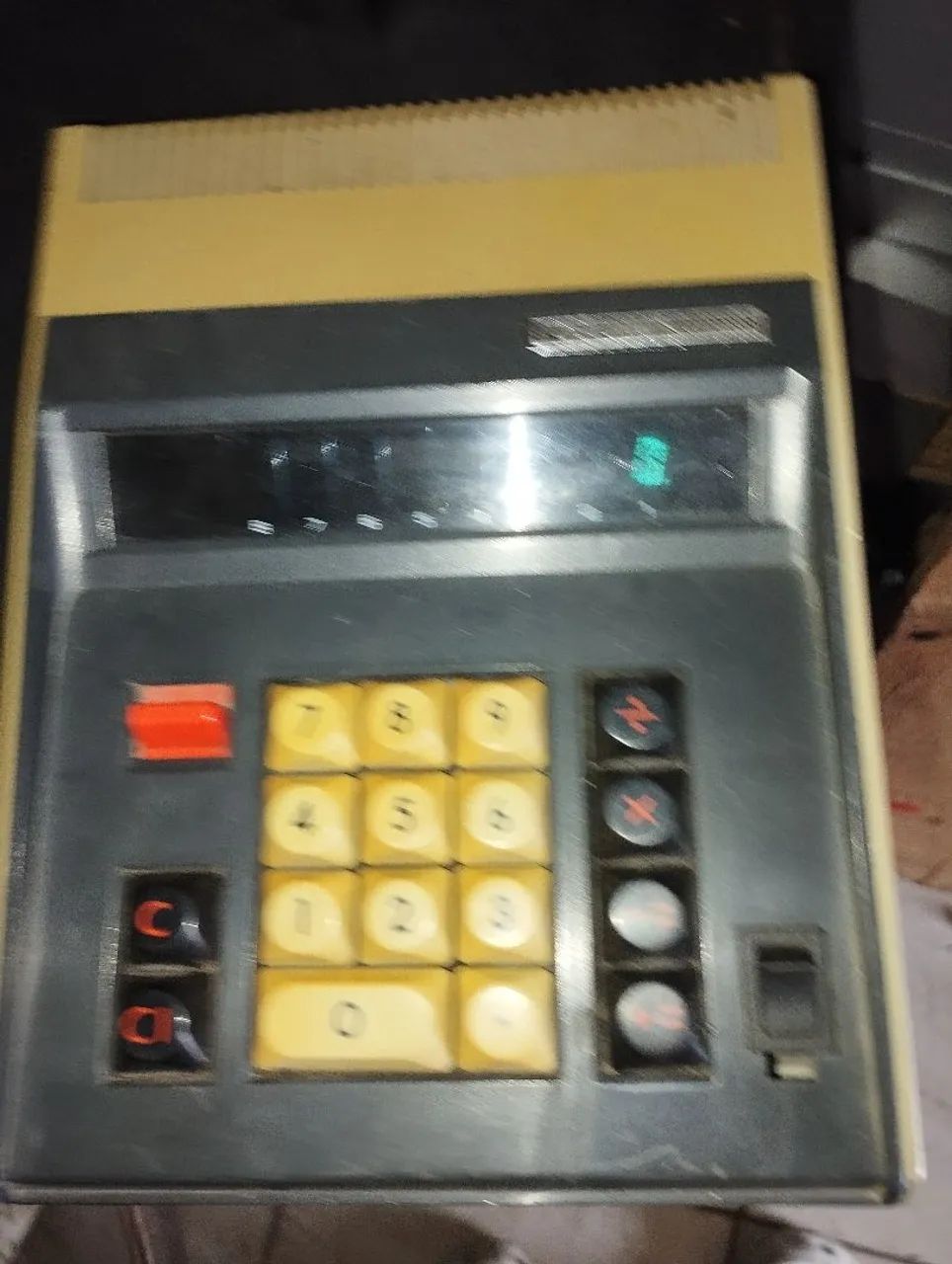 Calculadora antiga japonesa Crown funcionando. - Foto 2