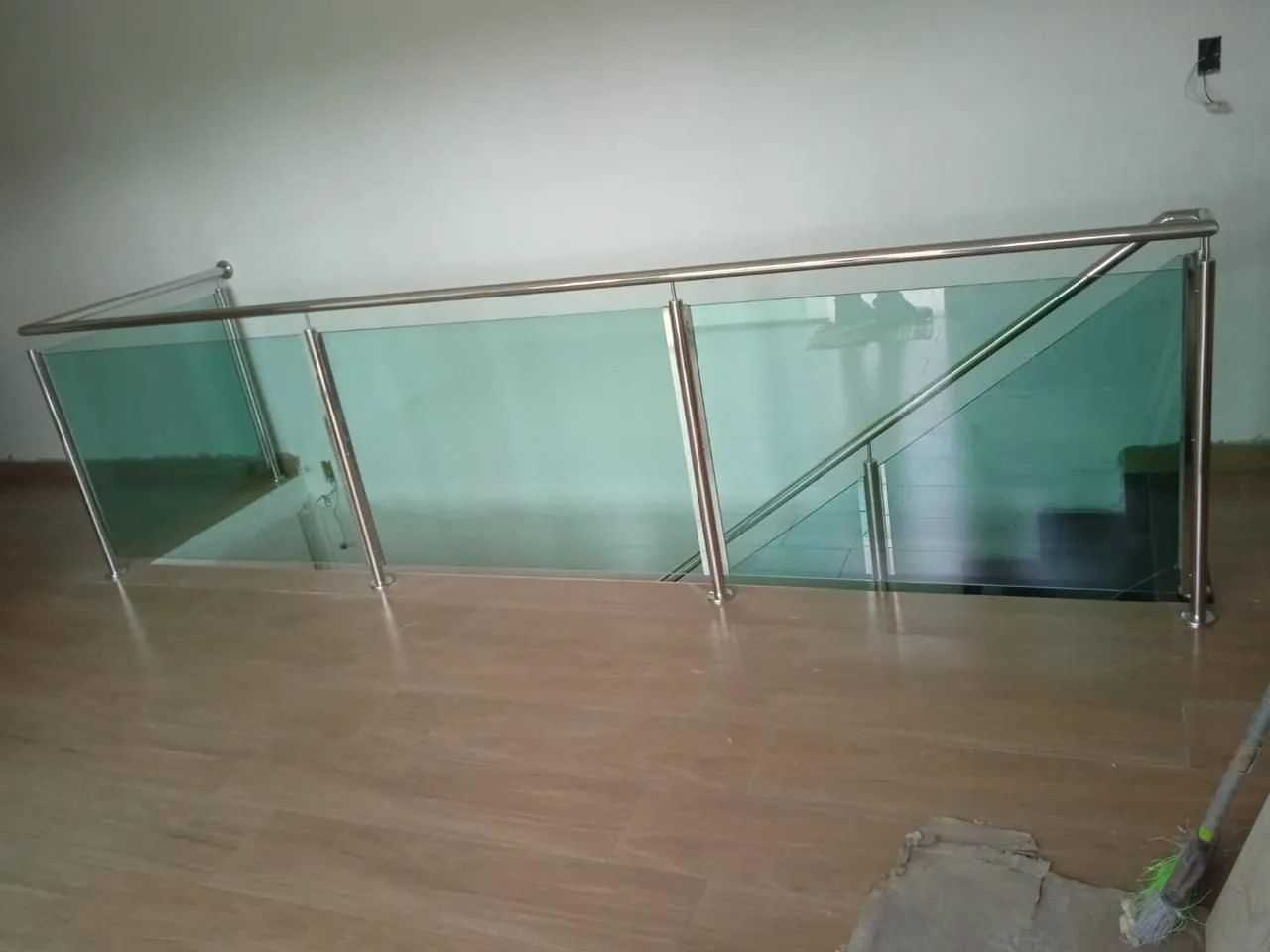 Corrimão e guarda corpo em aço inox 