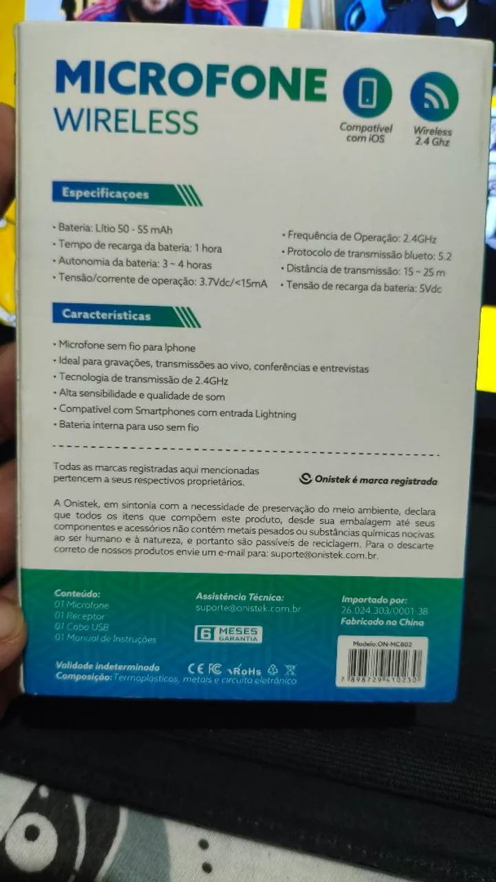 Microfone Bluetooth (LEIA A DESCRIÇÃO) - Foto 3