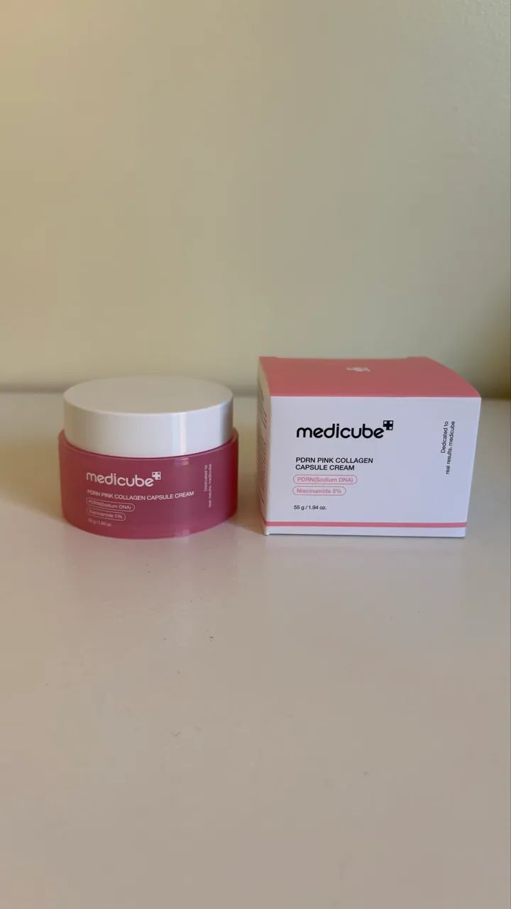 PDRN Pink Collagen Capsule Cream Medicube - Skincare Coreano Original - Pronta Entrega - Foto 4