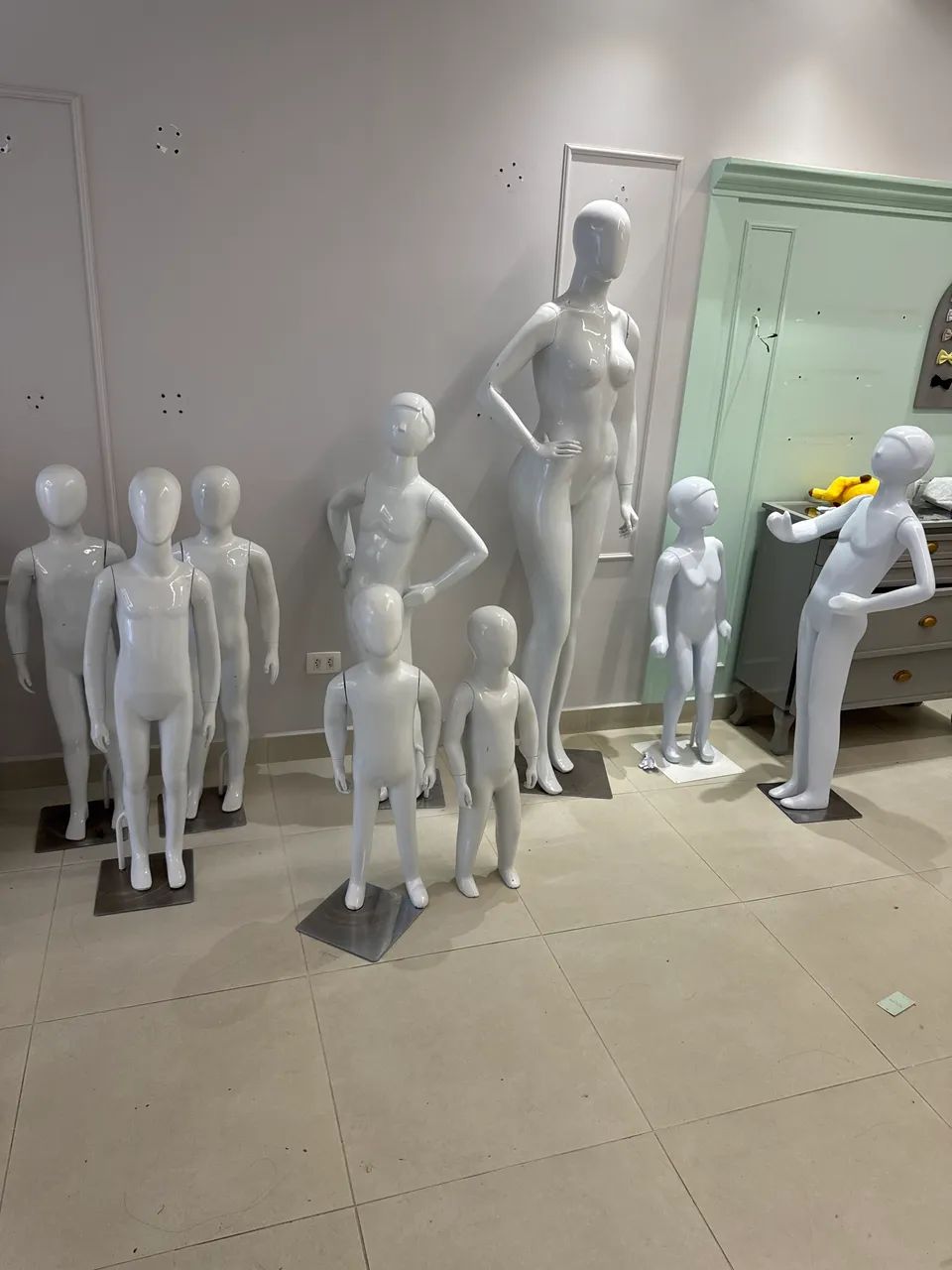 Manequins infantil e adulto kit com 10