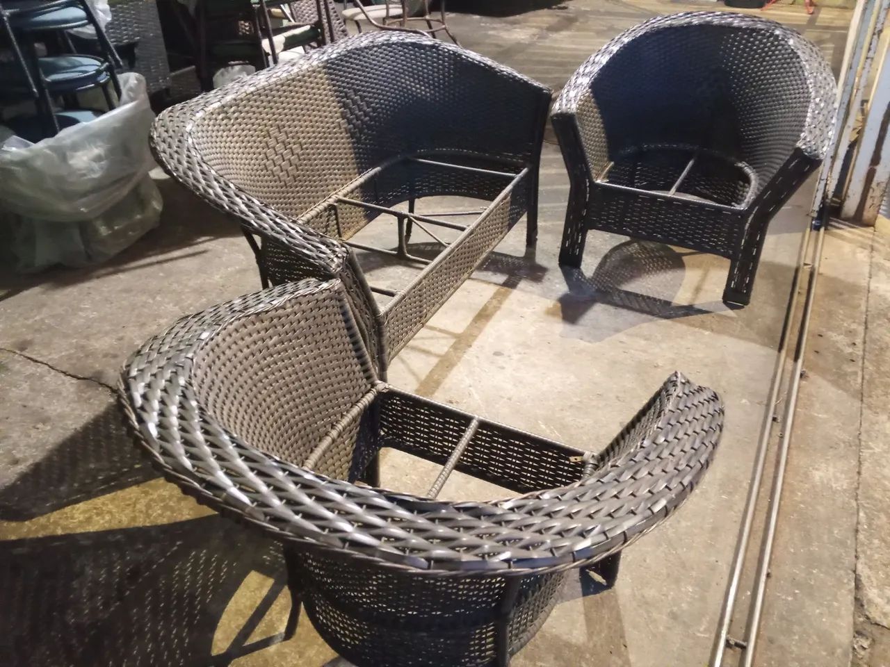 Conjunto sofá de aba 3 lugares promoção 1.400 - Foto 2