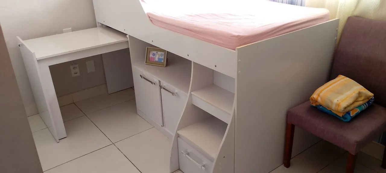 Cama Solteiro com escrivaninha - Foto 3