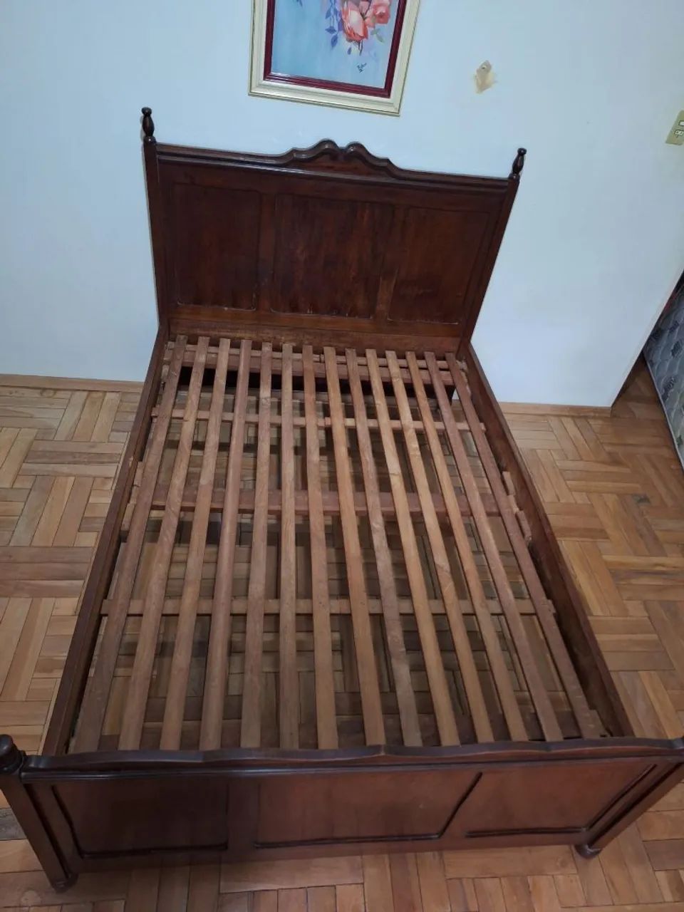 Cama de casal Jacarandá Anos 40 (Relíquia) - Foto 5