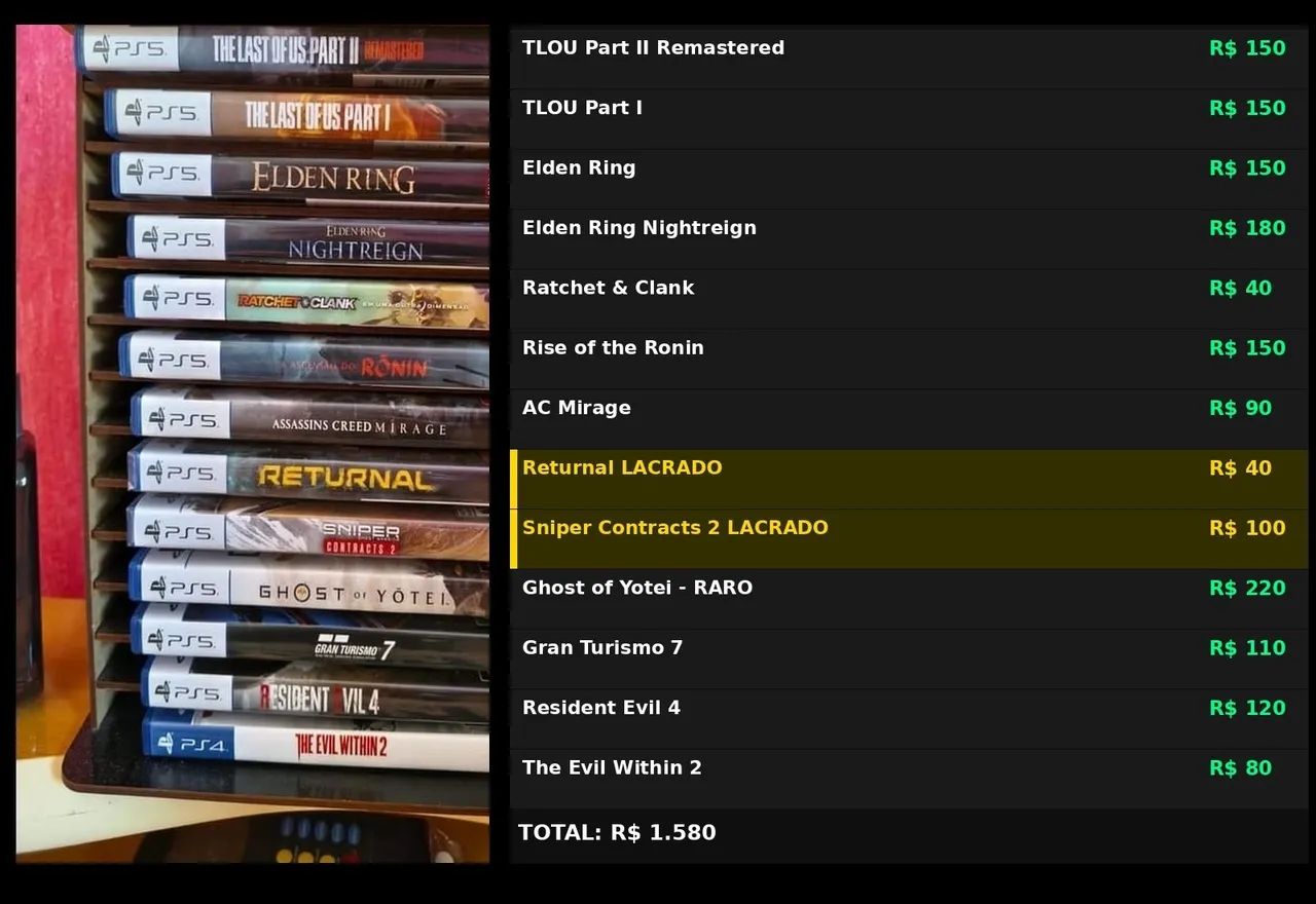 Jogos PS5 