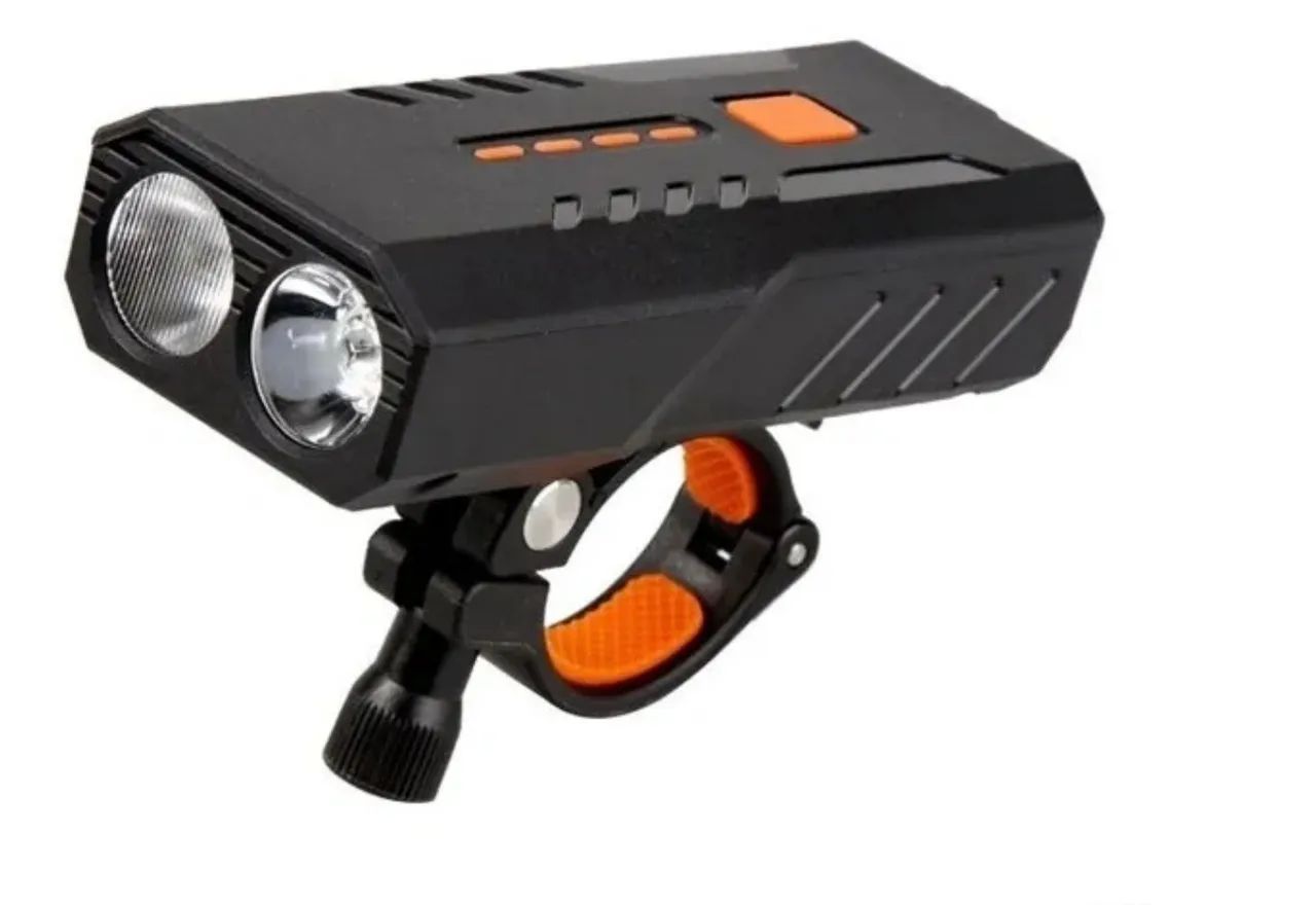 Farol reversível led bicycle lâmpada - Foto 2