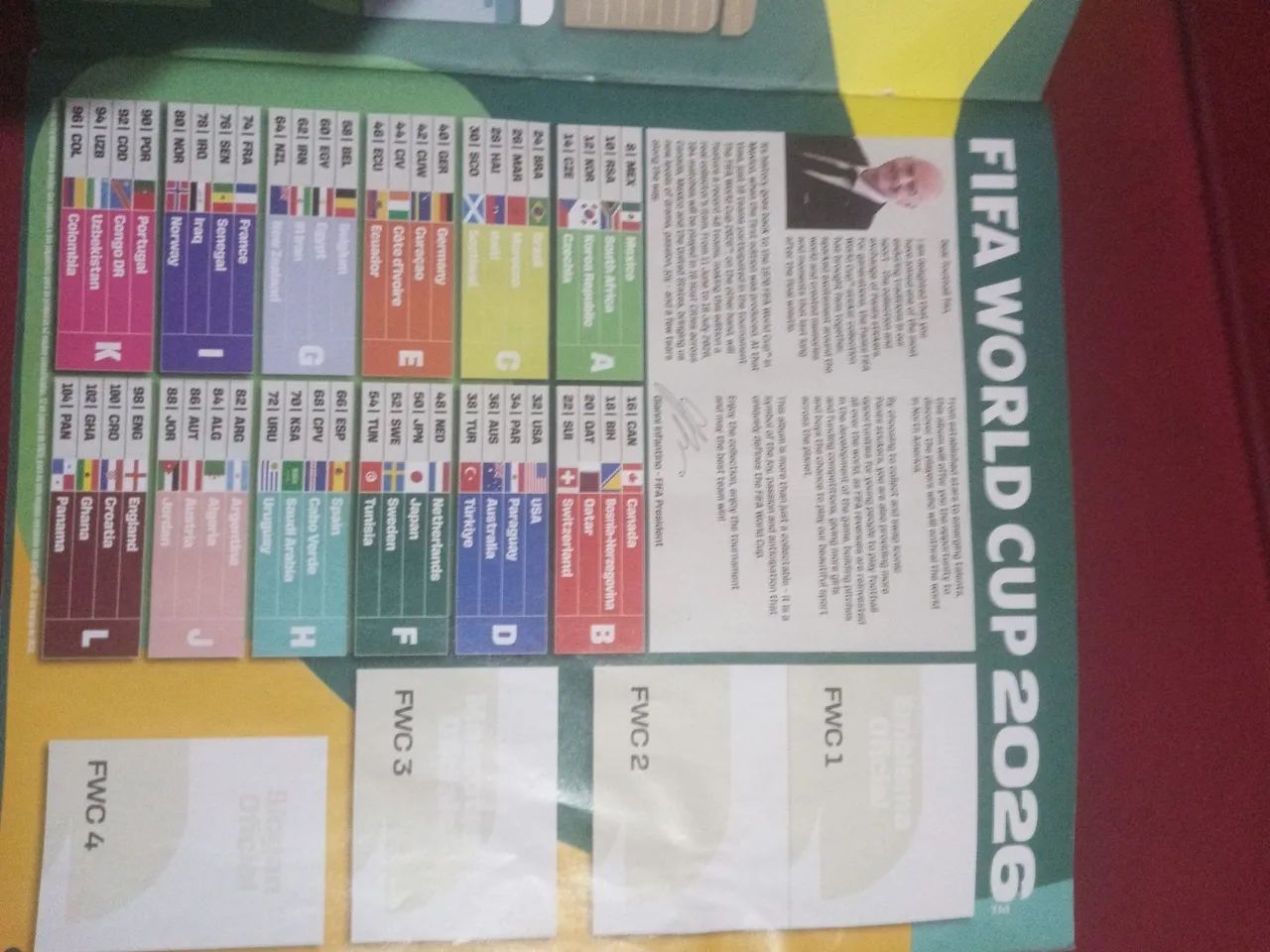 Álbum de figurinhas da copa do mundo de 2026. - Foto 2