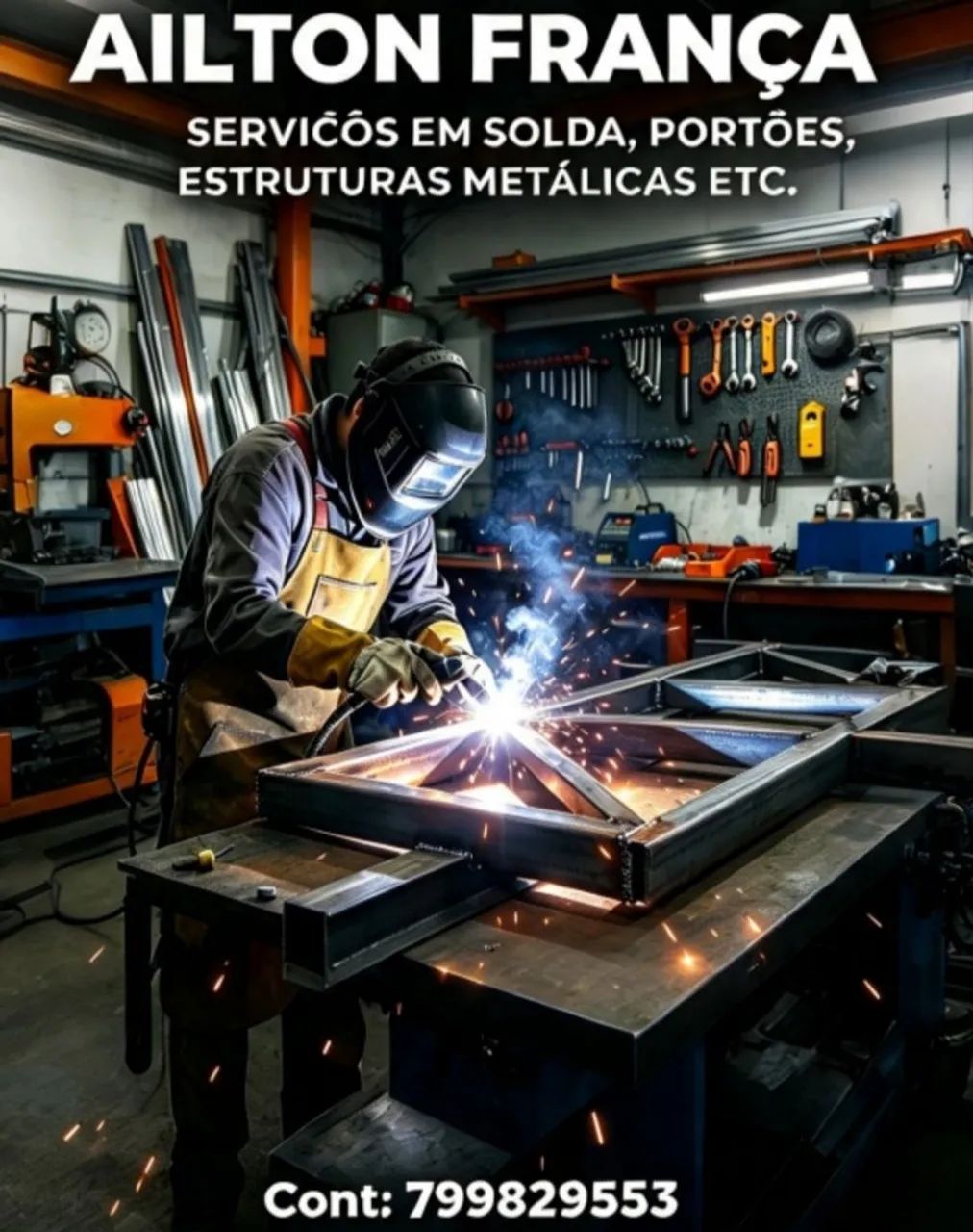Serviço de solda e caldeira,