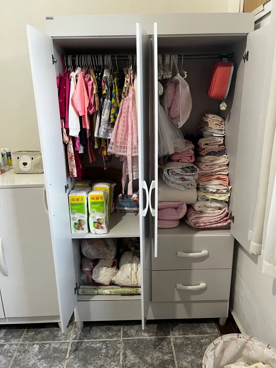 Cômoda e guarda roupa infantil  - Foto 2