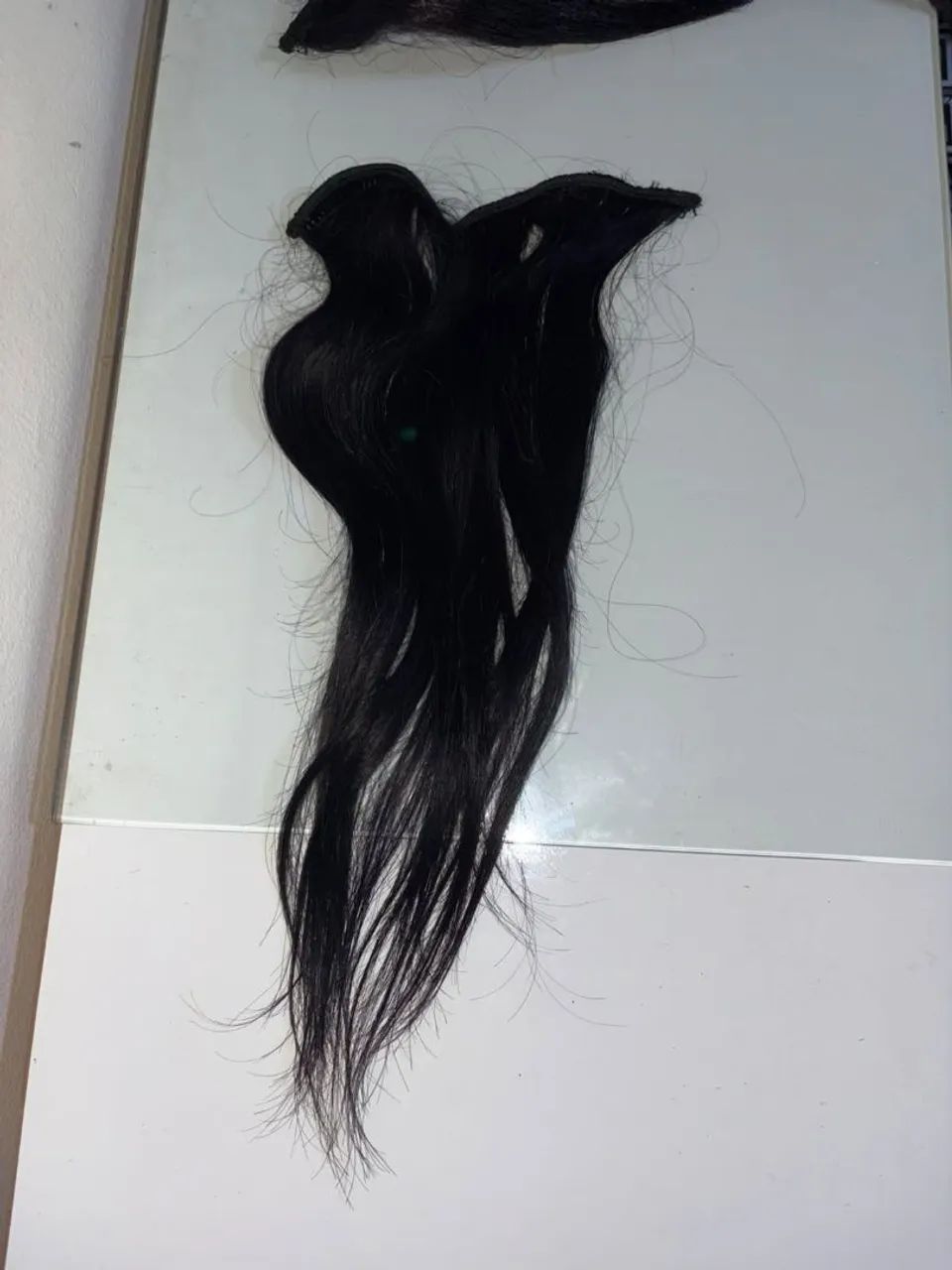 Tela de cabelo humano 40 ctm so pra preencher  - Foto 2